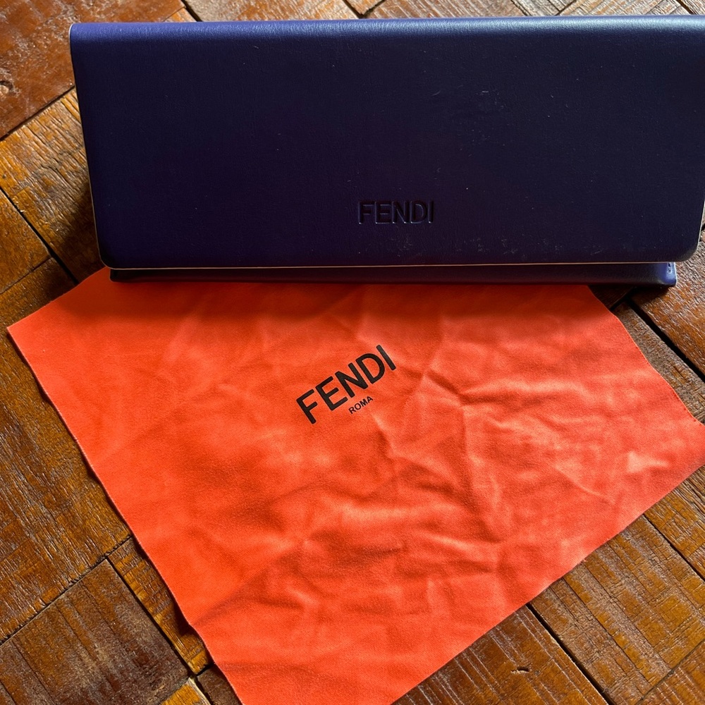 Authentic blue Fendi case